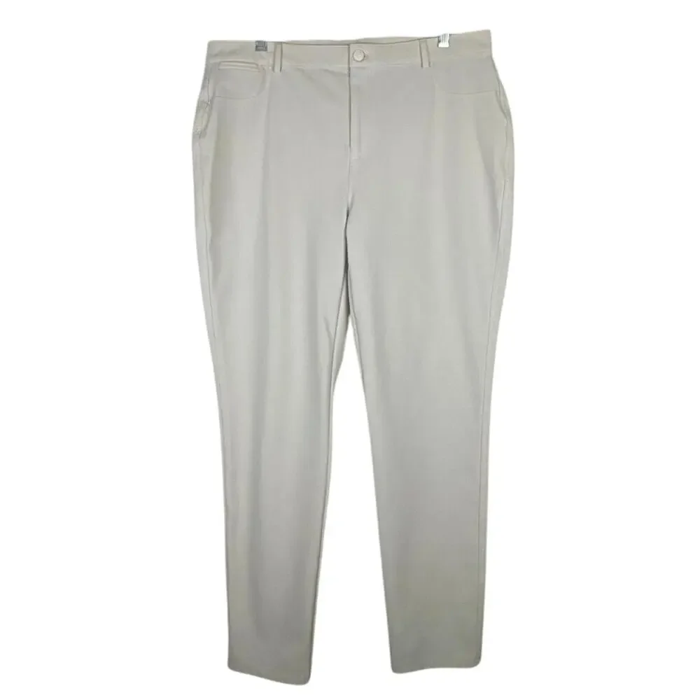Chico’s Off White Dress Pants Trousers Straight Leg Size 14R